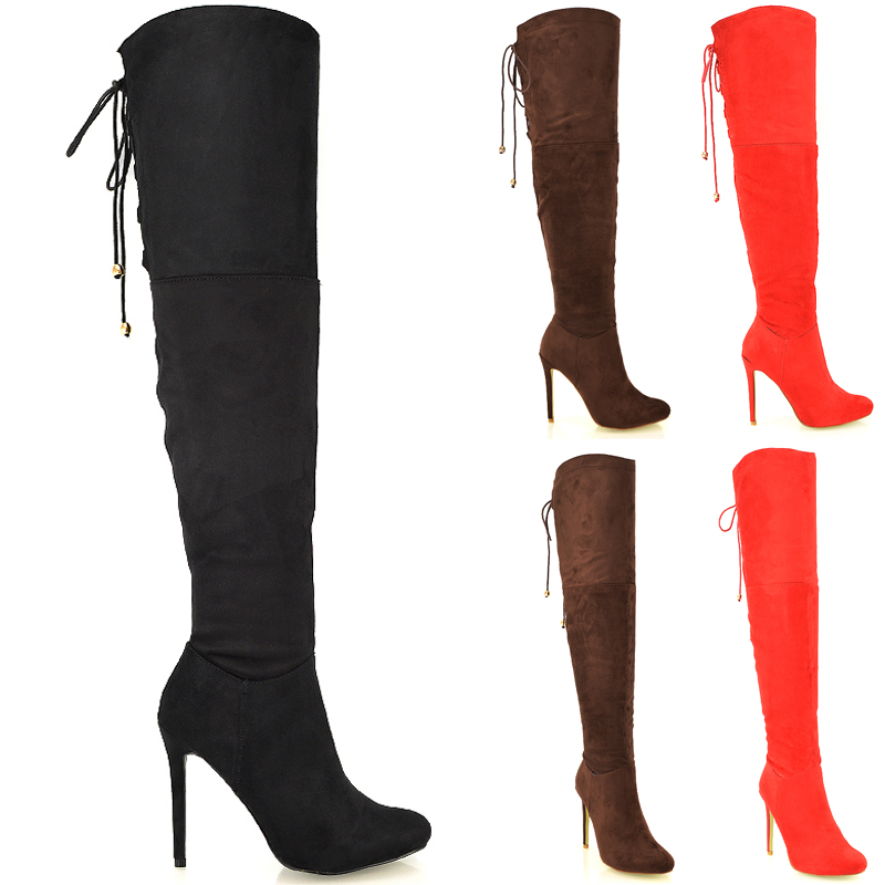 knee high stiletto boots uk