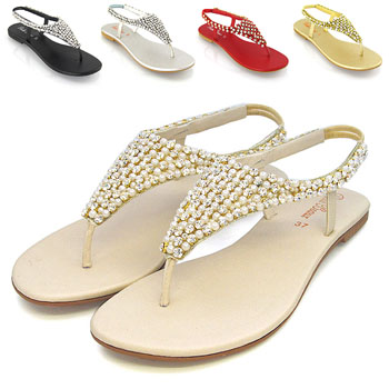 dressy gold flat sandals