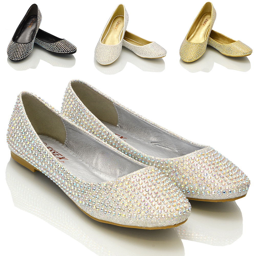 womens glitter flat shoes