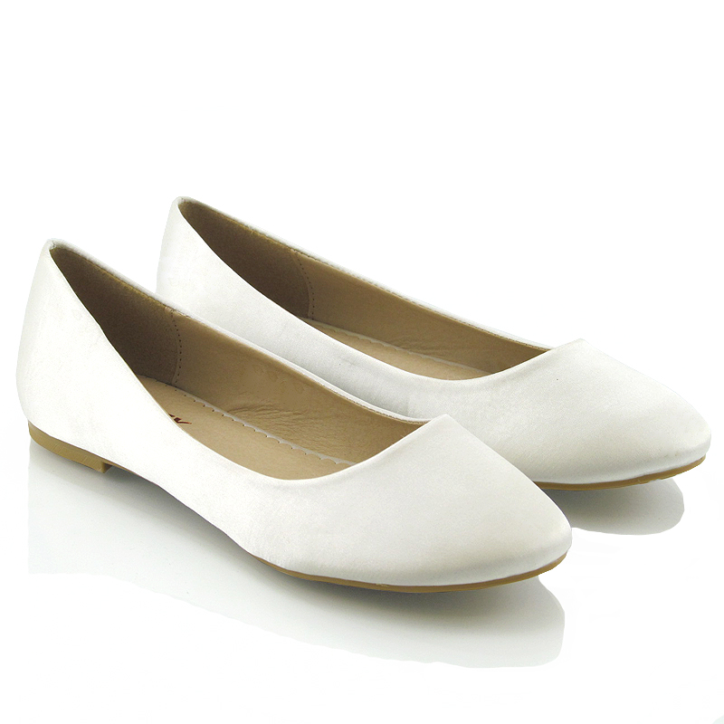 white slip on pumps ladies