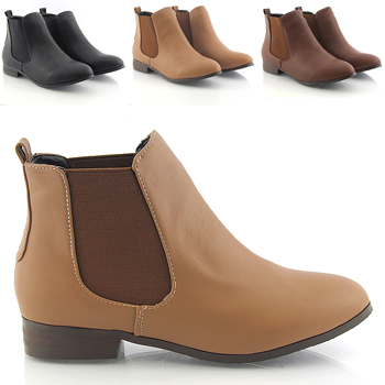 women's no heel ankle boots